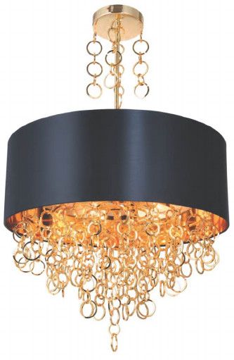 2300H24BG 24&#39; X 24&quot; PIPPA GOLD ROUND