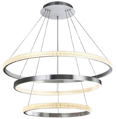 3000H3RS 39&quot; + 32&quot; + 24&quot; RINGS SILVER ROUND- 3 TIERS