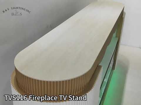 TVS116 – Fireplace TV Stand with Bluetooth Speaker 70.9"×15.7"×33.9"