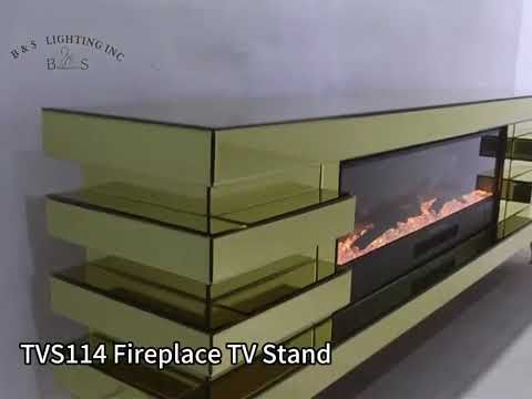 TVS114 – Fireplace TV Stand 78.7 X 15.7 X 26.8