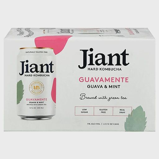 12oz-C Jiant "Guavamente" Kombucha