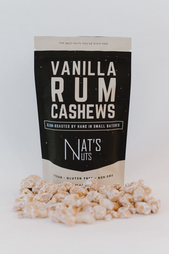 4oz Nat's Nuts "Vanilla Rum Cashews"