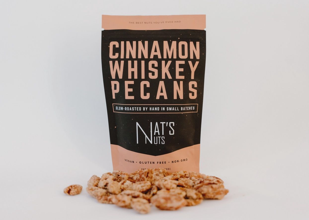 4oz Nat's Nuts "Cinnamon Whiskey Pecans"