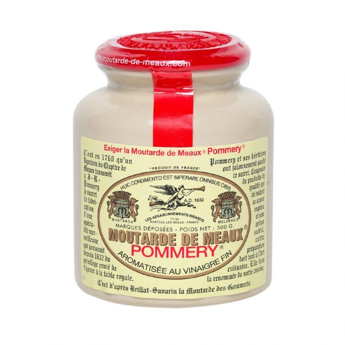 500g Pommery "Moutarde De Meaux" Mustard Stoneware