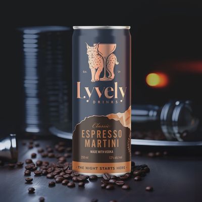 250mL-C Lyvely Drinks "Classic Espresso Martini"