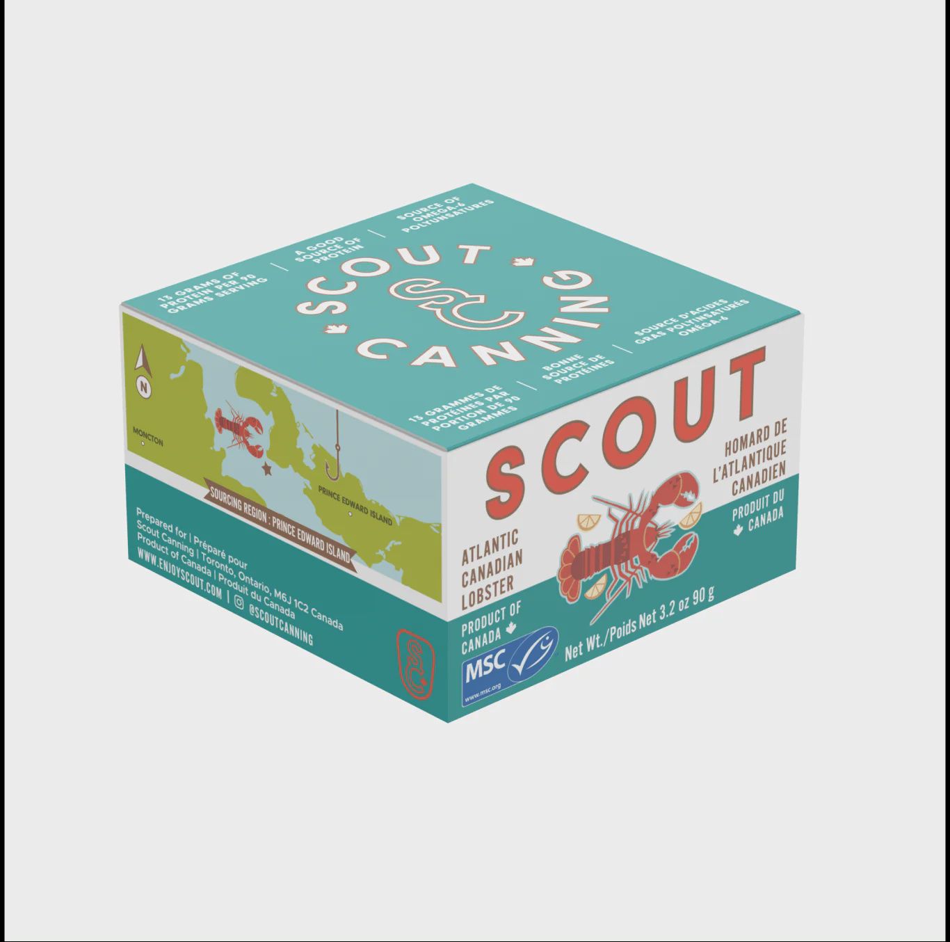 3.2oz Scout "Atlantic Canadian Lobster"