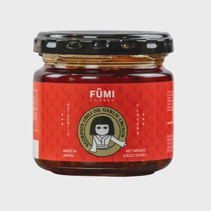 3.8oz FŪMI "Scorpion Chili Oil Garlic Crunch"