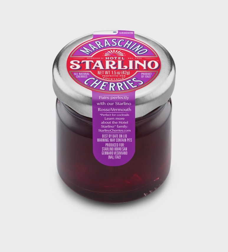 42g Hotel Starlino "Maraschino Cherries" Mini Jar