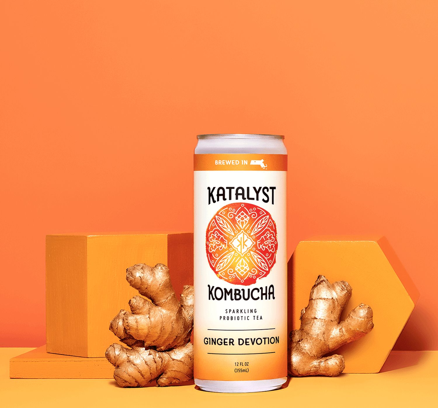 12oz-C Katalyst Kombucha "Ginger Devotion"