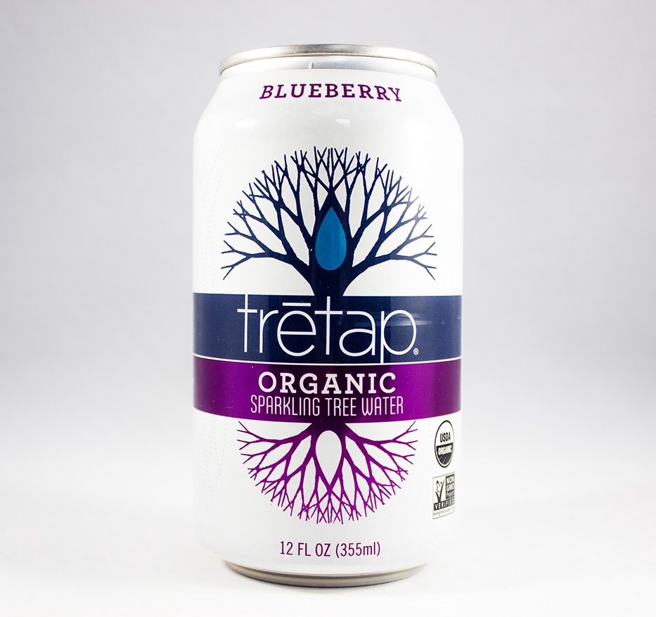 12oz-C Tretap "Wild Blueberry" Organic Sparkling Tree Water