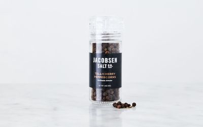 1.6oz Jacobsen Salt Co. "Tellicherry Peppercorn" Grinder