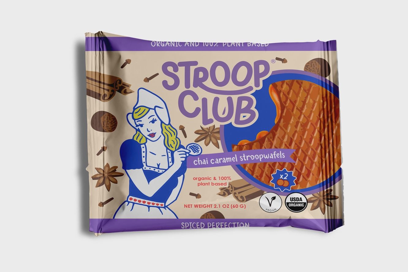 2.3oz Stroop Club "Chai Caramel" Stroopwafel