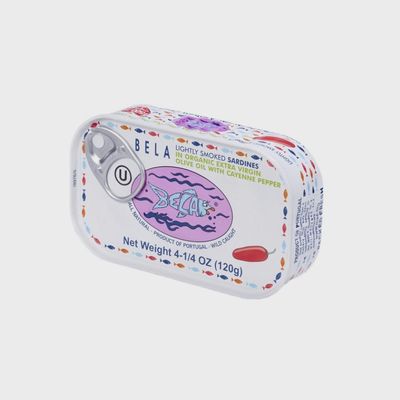 4.25oz Bela "Lightly Smoked Sardines in Organic EVOO with Piri Piri"