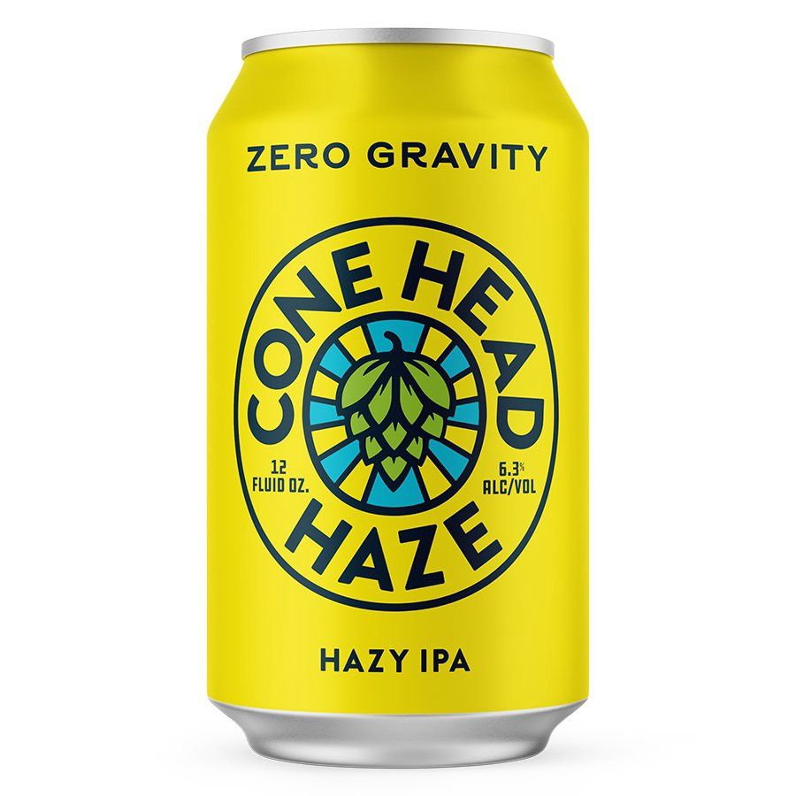 12oz-C Zero Gravity "Conehead Haze" IPA