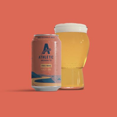 12oz-C Athletic Brewing "Free Wave Hazy IPA" NA Beer