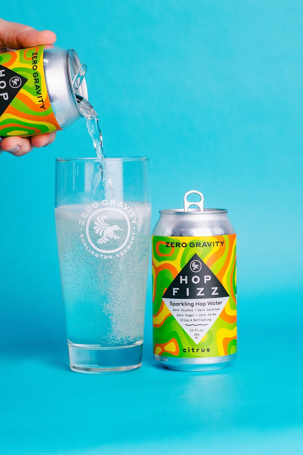 12oz-C Zero Gravity "Hop Fizz Citrus" Hoppy Seltzer
