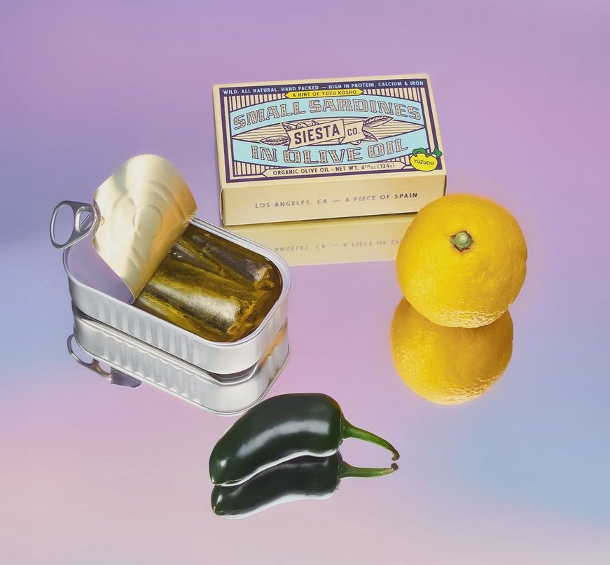 4 ⅜ oz Siesta Co. x YUZUCO "Small Sardines in Yuzu Koshō"