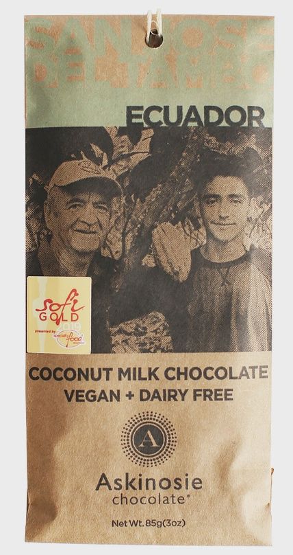 3oz Askinosie "Coconut Milk" Chocolate Bar