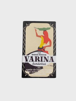 120g Varina "Sardines in Mint Olive Oil w/ Green Cardamom and Piri"