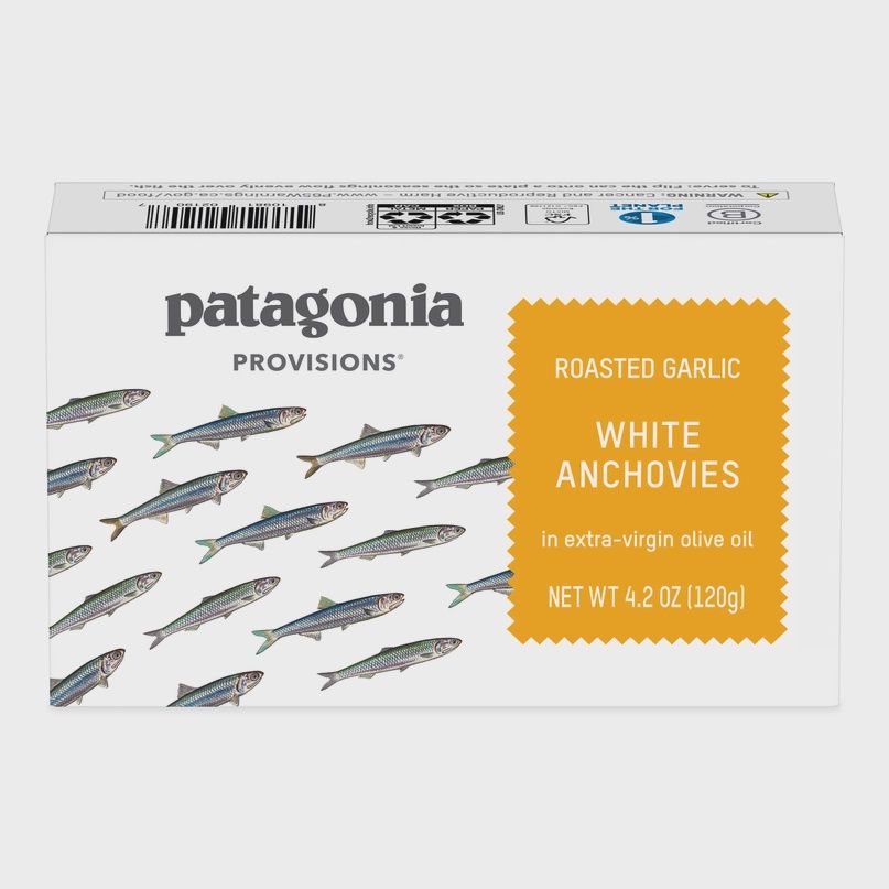 4.2oz Patagonia Provisions "Roasted Garlic Spanish White Anchovies"