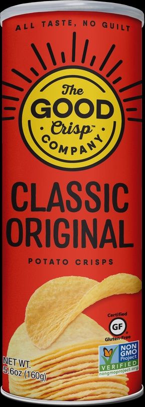 5.6oz The Good Crisp Company "Classic Original Chips" Can