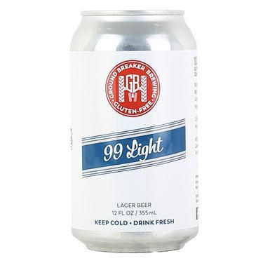 12oz-C Ground Breaker "99 Light" Gluten Free Lager