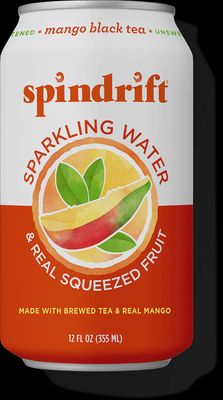 12oz-C Spindrift "Mango Black Tea" Seltzer