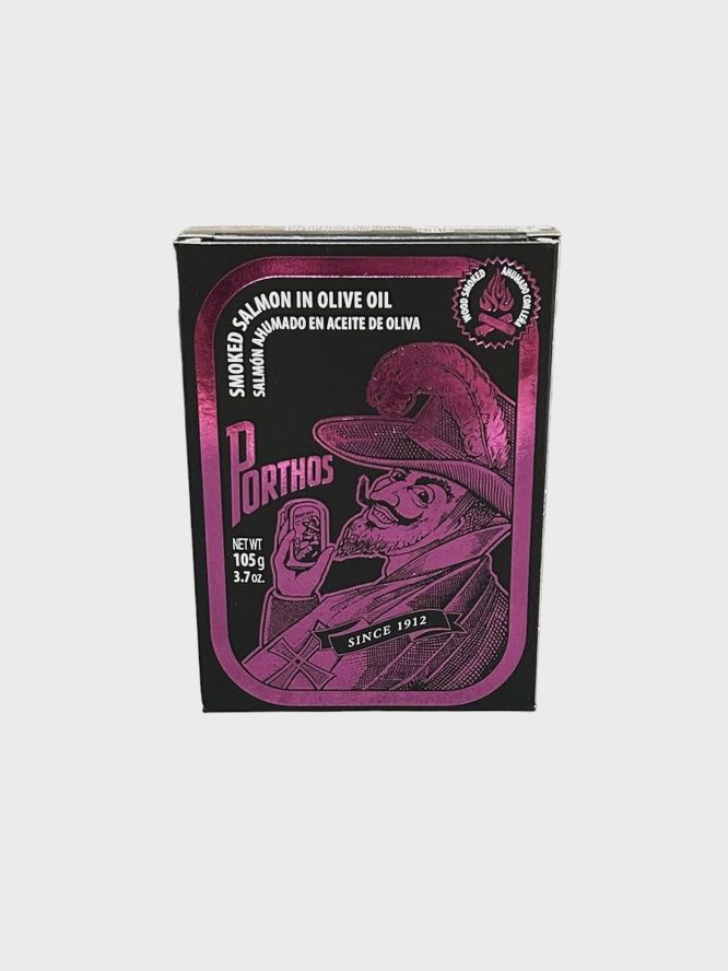 3.7oz Porthos "Smoked Salmon in Olive Oil"