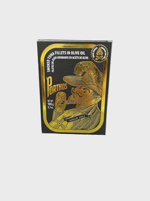 3.7oz Porthos "Smoked Tuna Fillets in Olive Oil"