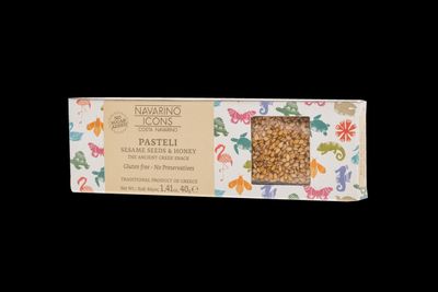 1.41oz Navarino Icons "Pasteli Sesame Seed Bar"