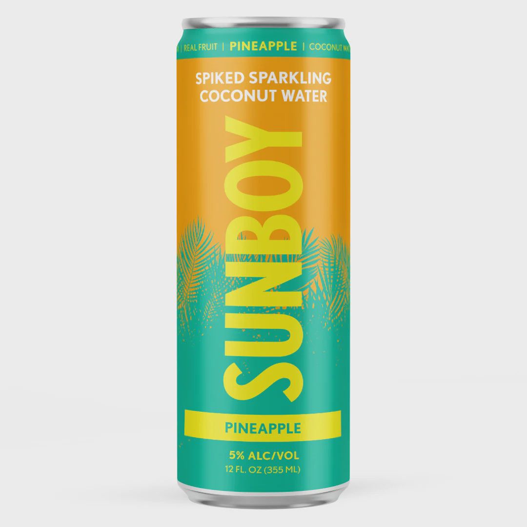 12oz Sunboy "Pineapple" Spiked Coconut Water