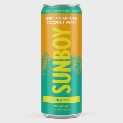 12oz Sunboy "Pineapple" Spiked Coconut Water