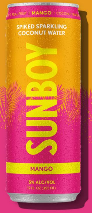 12oz Sunboy "Mango" Spiked Coconut Water