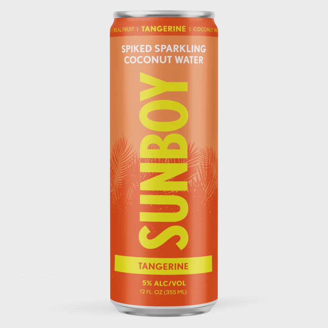 12oz Sunboy "Tangerine" Spiked Coconut Water