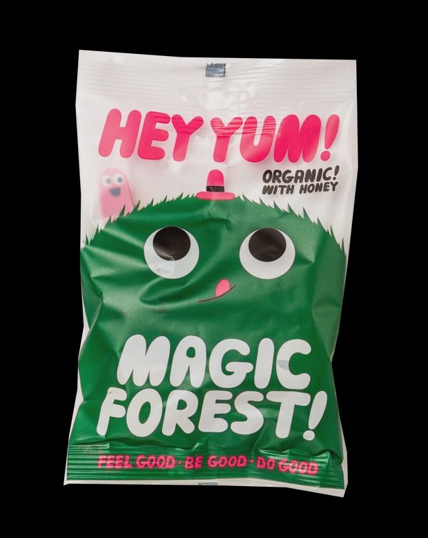 100g HEY YUM! "Magic Forest" Organic Fruit Gums