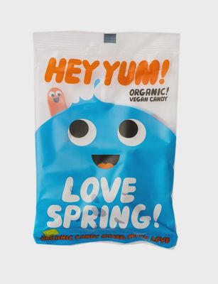 100g HEY YUM! "Love Spring" Vegan Organic Fruit Gums