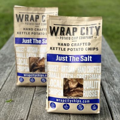 12oz Wrap City "Just The Salt" Hand Crafted Kettle Potato Chips