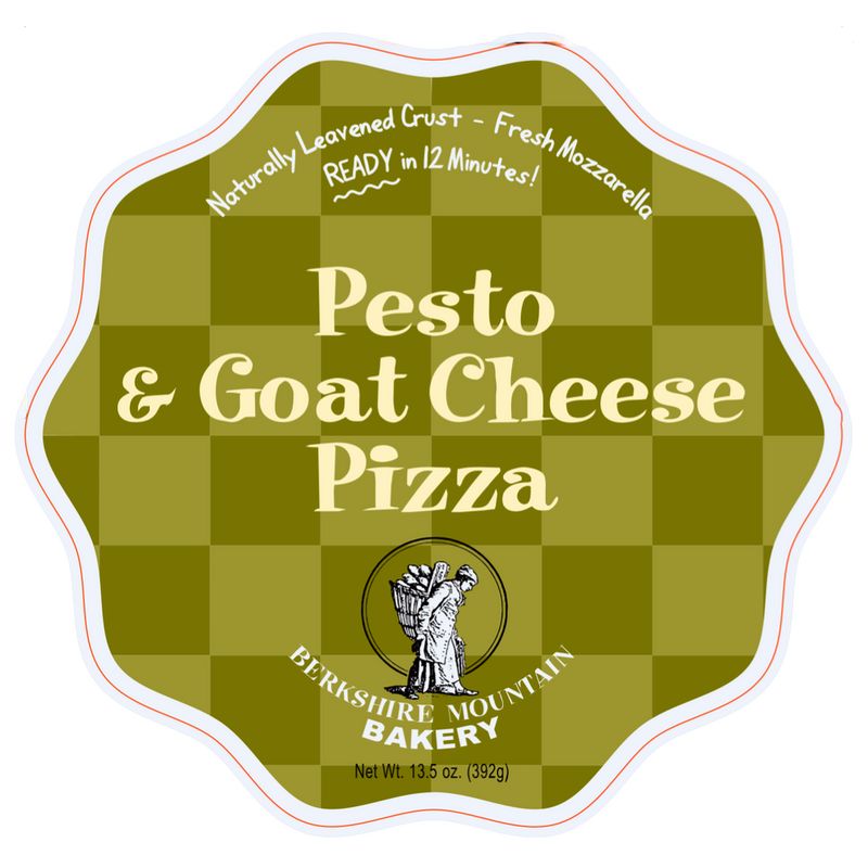 13.5oz Berkshire Mountain Bakery "Pesto &amp; Goat Cheese" Frozen Pizza