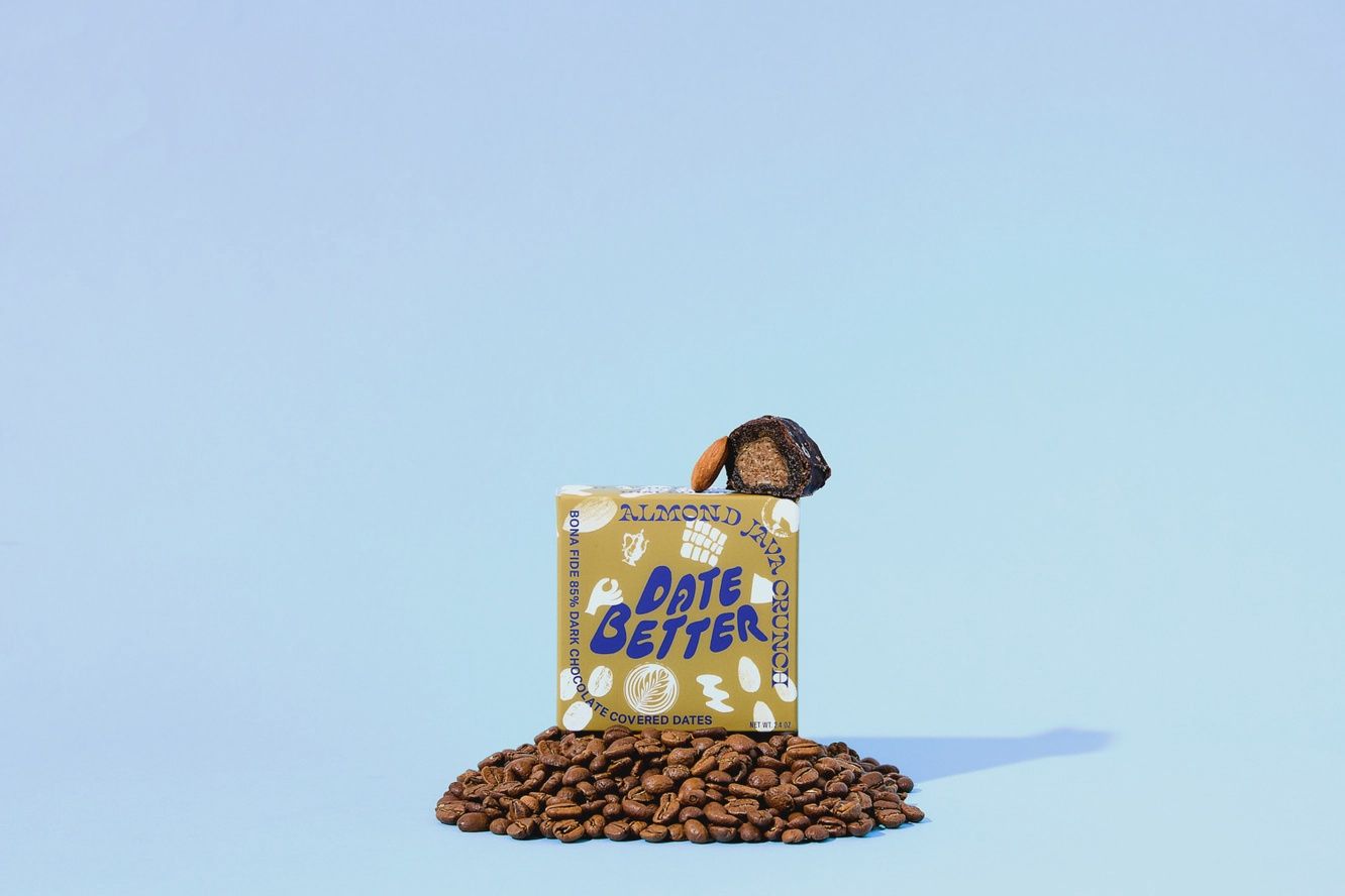 2.5oz Date Better "Almond Java Crunch" Chocolate Covered Dates