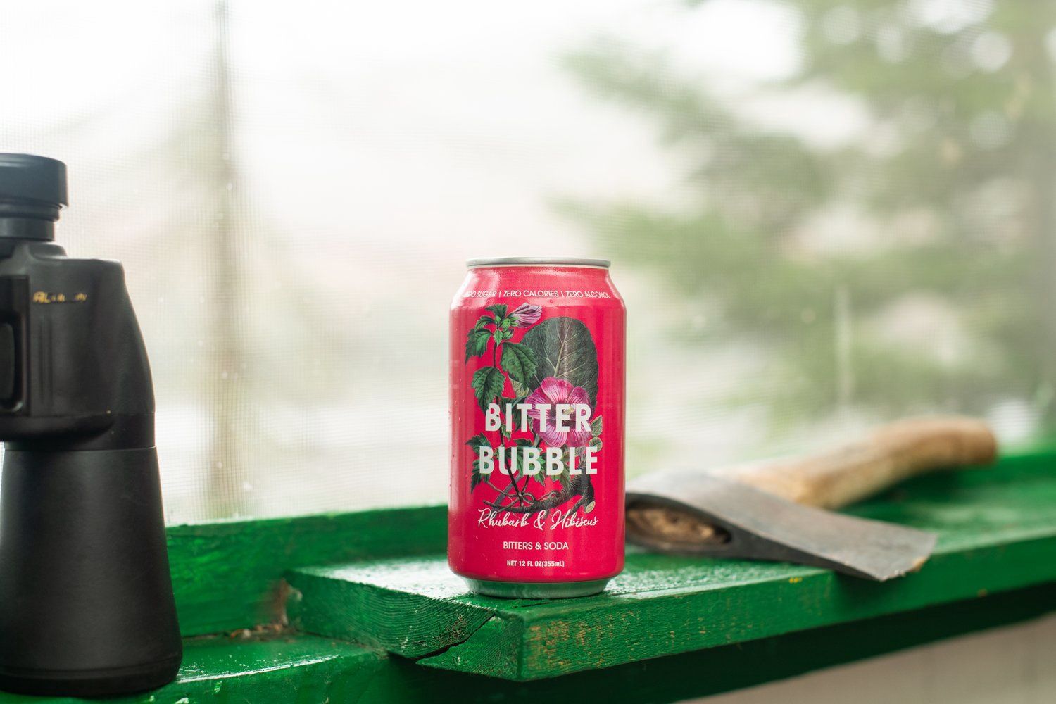 12oz-C Bitter Bubble "Rhubarb and Hibiscus"