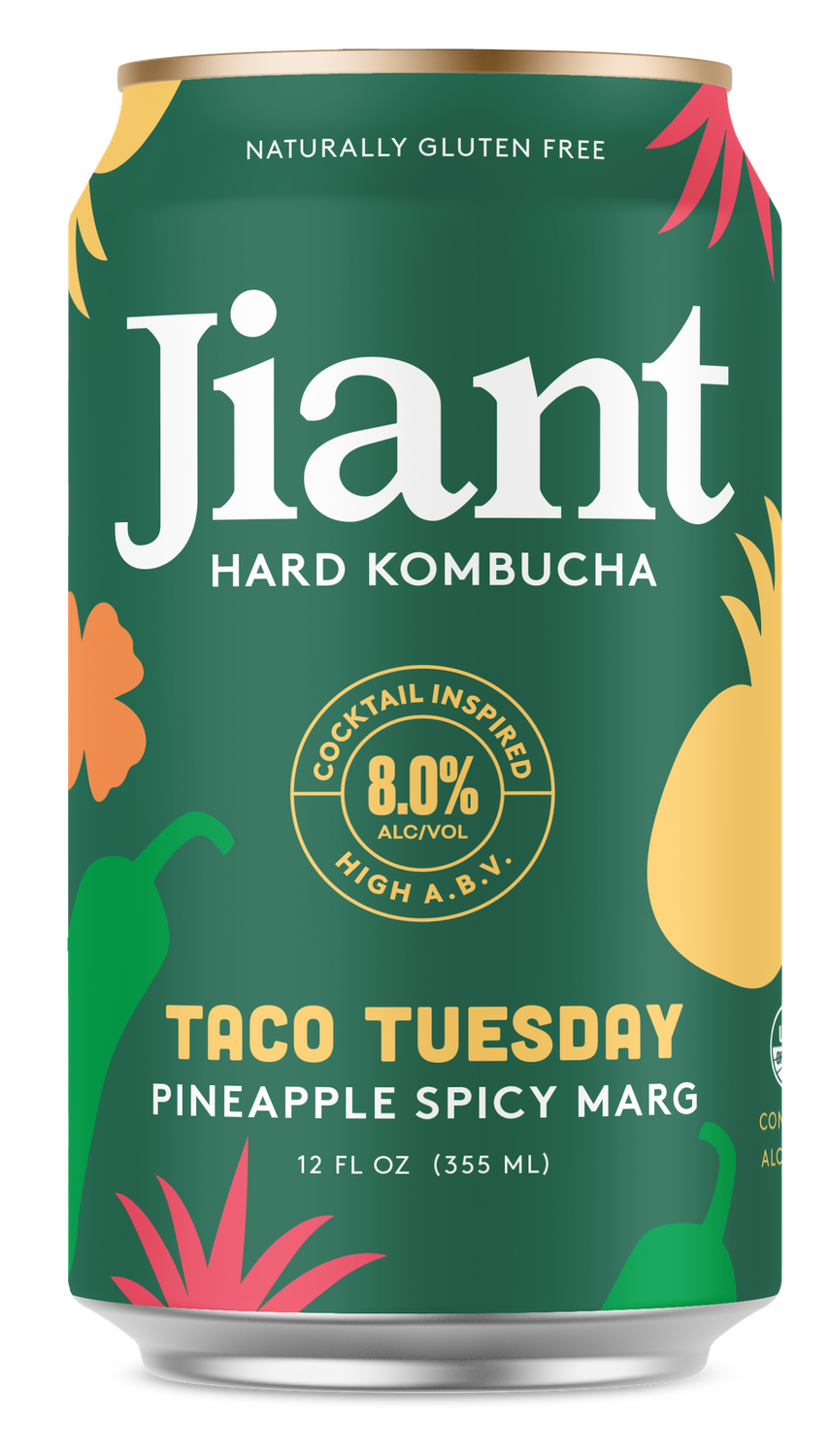 12oz-C Jiant "Taco Tuesday" Hard Kombucha