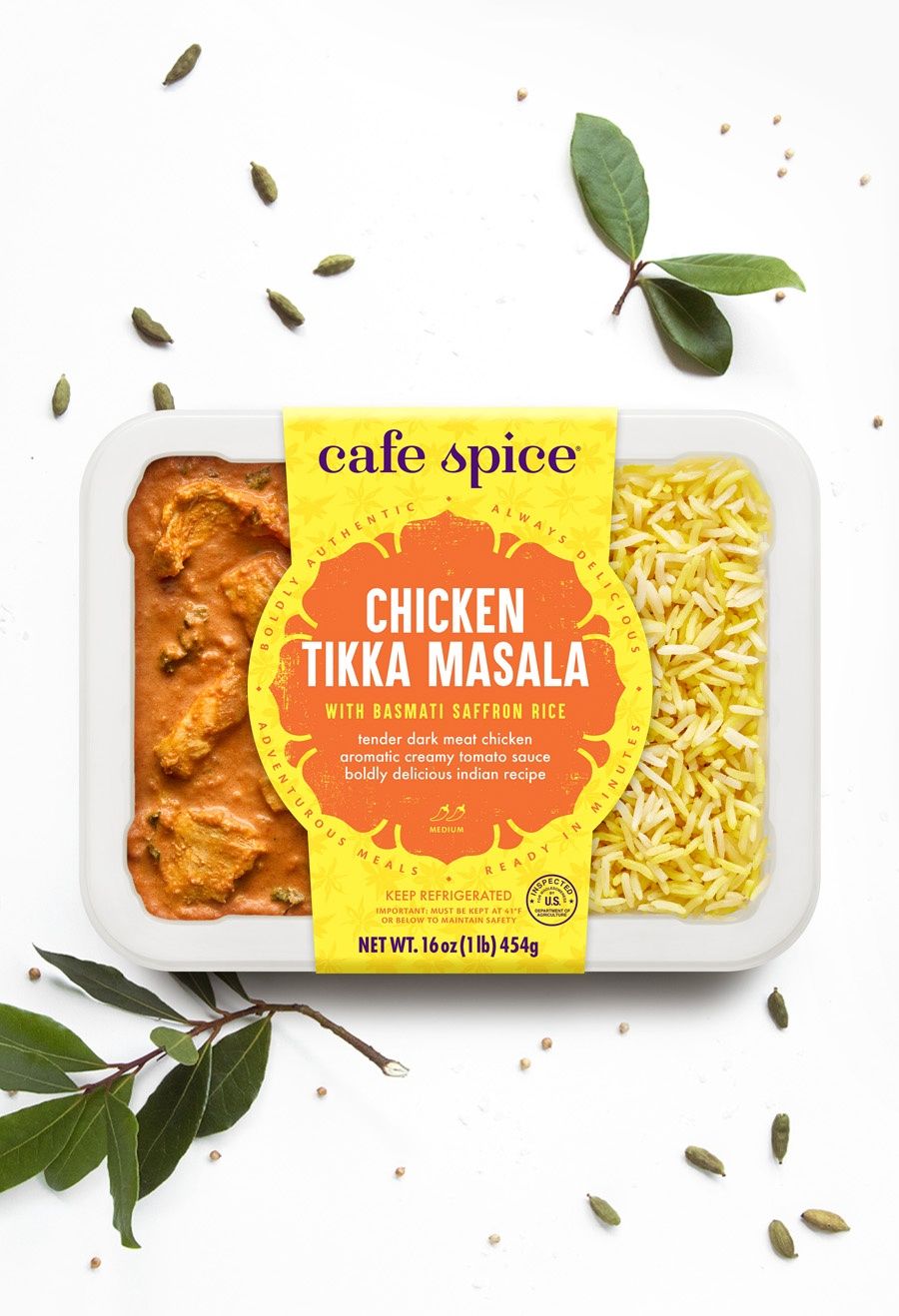 8oz Cafe Spice "Chicken Tikka Masala  with Saffron Rice"