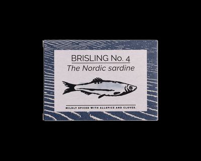 100g Fangst "BRISLING No. 4" Nordic Sardines w/ Allspice &amp; Clove
