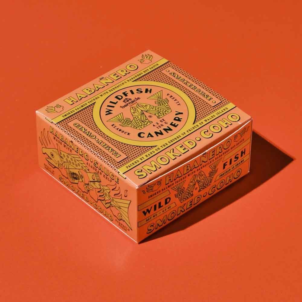 4.23oz Wildfish Cannery x Barnacle Foods "Habanero Smoked Coho Salmon"
