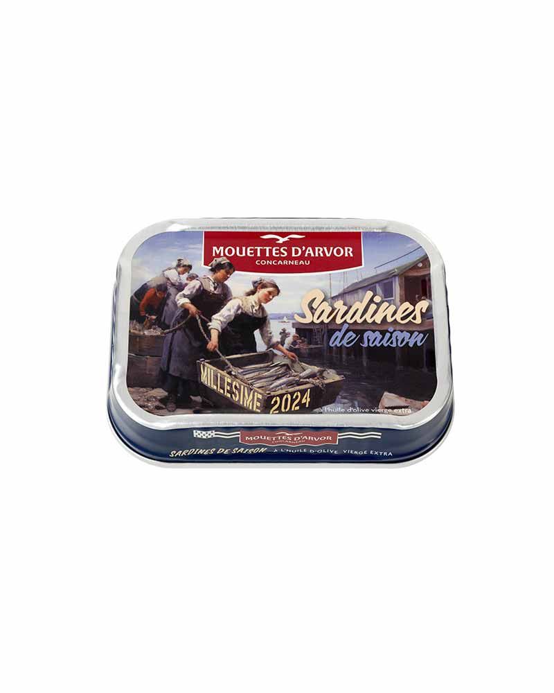 4oz Les Mouettes d'Arvor "Sardines  de Saison 2024" Collectors Tin