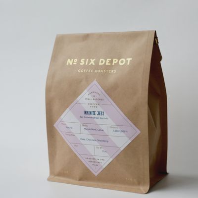 12oz No. Six Depot "Infinite Jest" Whole Bean Coffee”