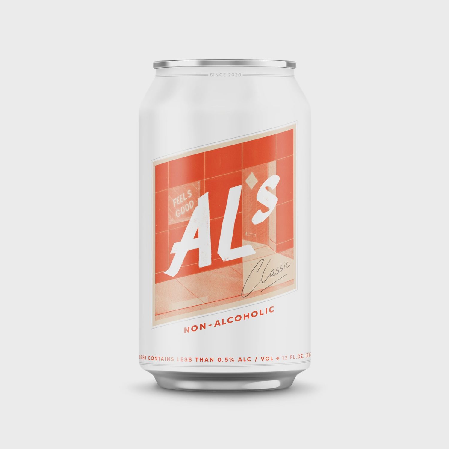 12oz-C AL's "Classic Non Alcoholic Light Lager" NA Beer