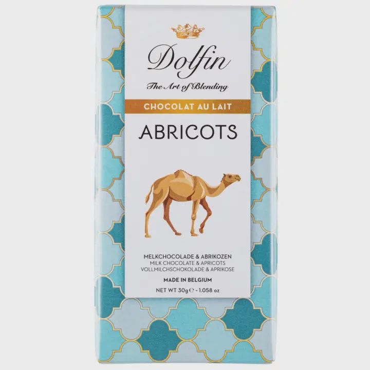 1.058oz Dolfin "Abricots - 37% Apricot Milk" Chocolate Bar