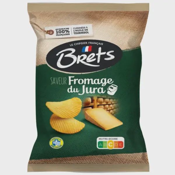 125g Brets "Fromage du Jura Comté" Chips