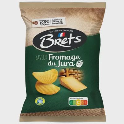 125g Brets "Fromage du Jura Comté" Chips